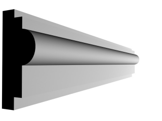 DL-3 oldalfali díszléc (méret: 20x50 mm)