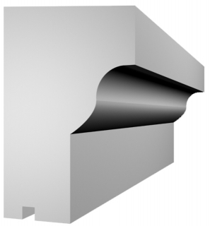 P-19 homlokzati párkány (méret: 70x140mm)